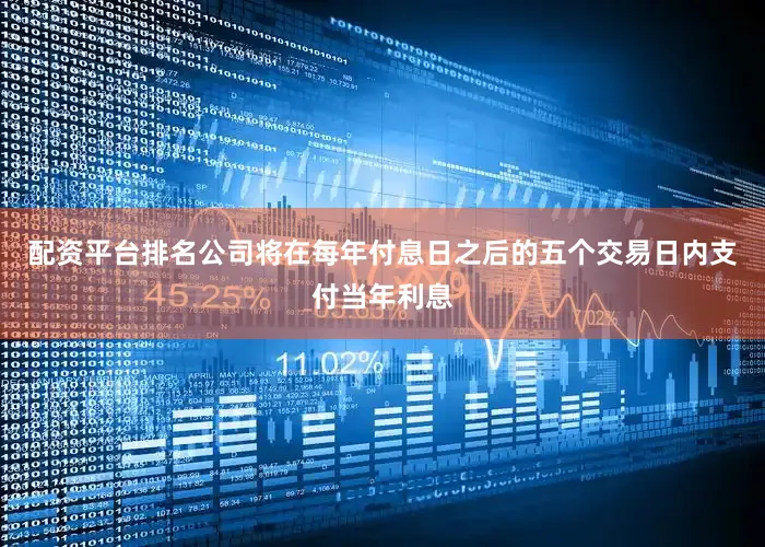 配资平台排名公司将在每年付息日之后的五个交易日内支付当年利息